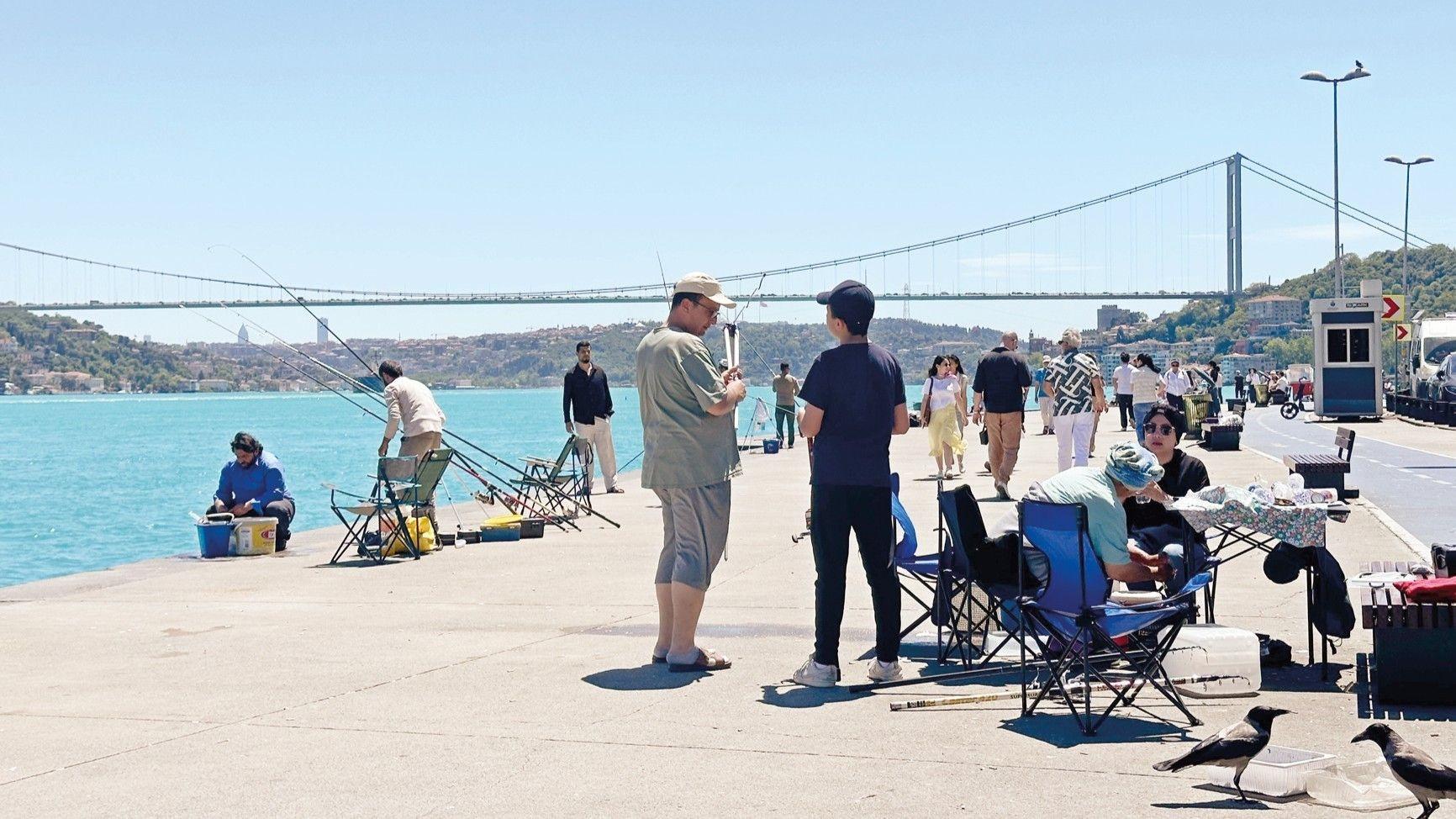 Istanbul residents embrace rare calm