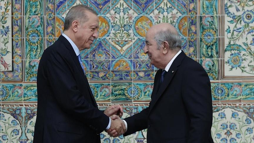 Erdoğan discuss ties, cooperation with Algeria’s Tebboune