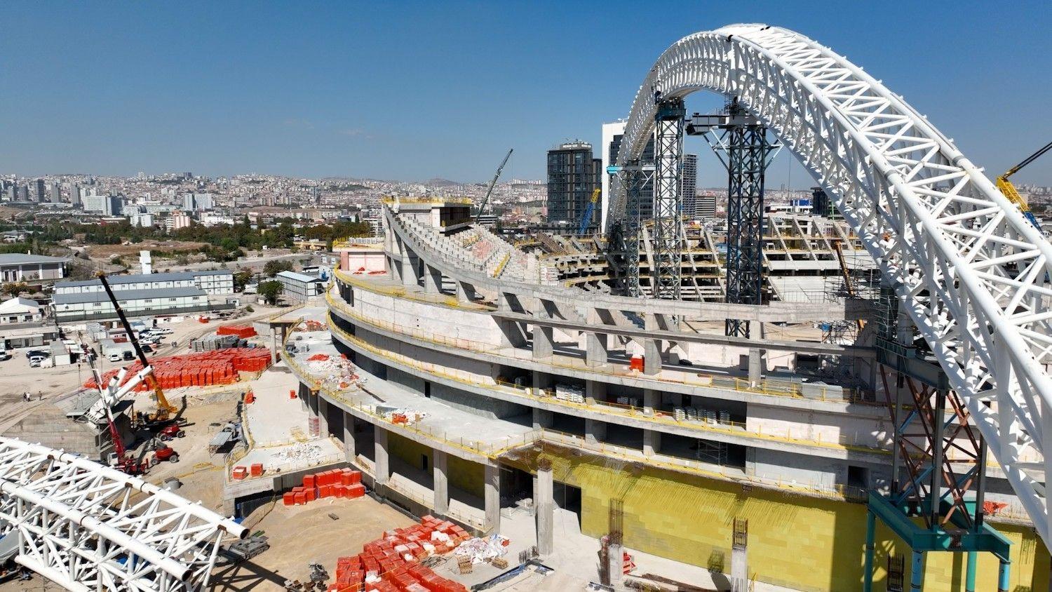 Major Ankara stadium project enters final phase