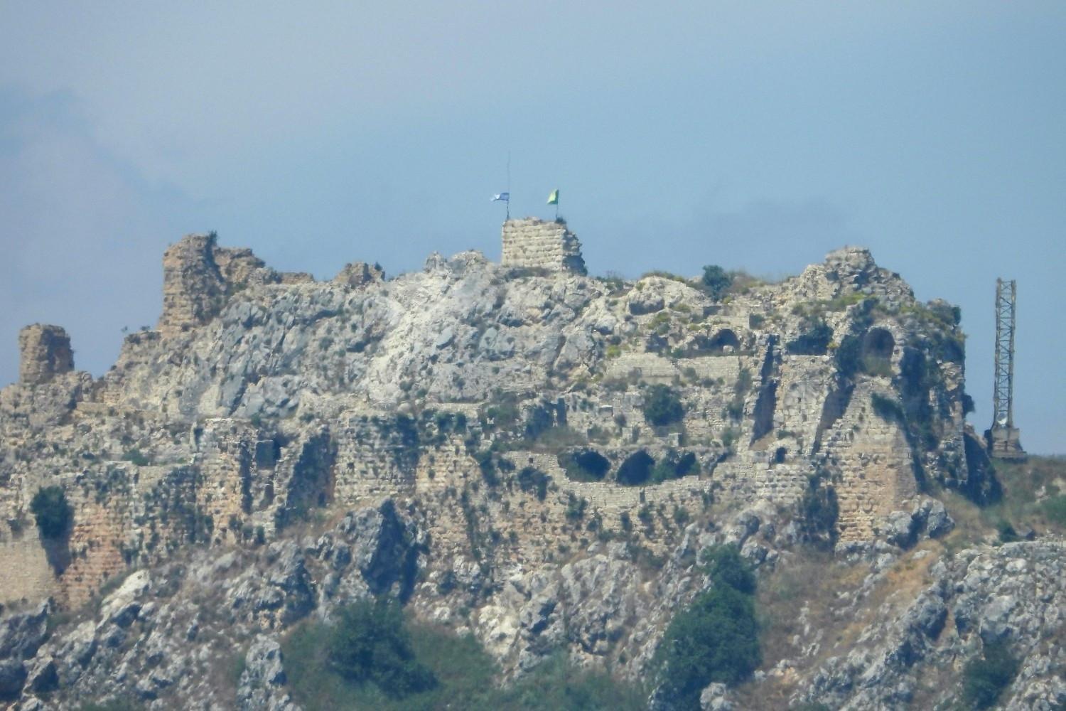 Israel plants flag on medieval castle, pushes Lebanon ground operation Israel plants flag on medieval castle, pushes Lebanon ground operation