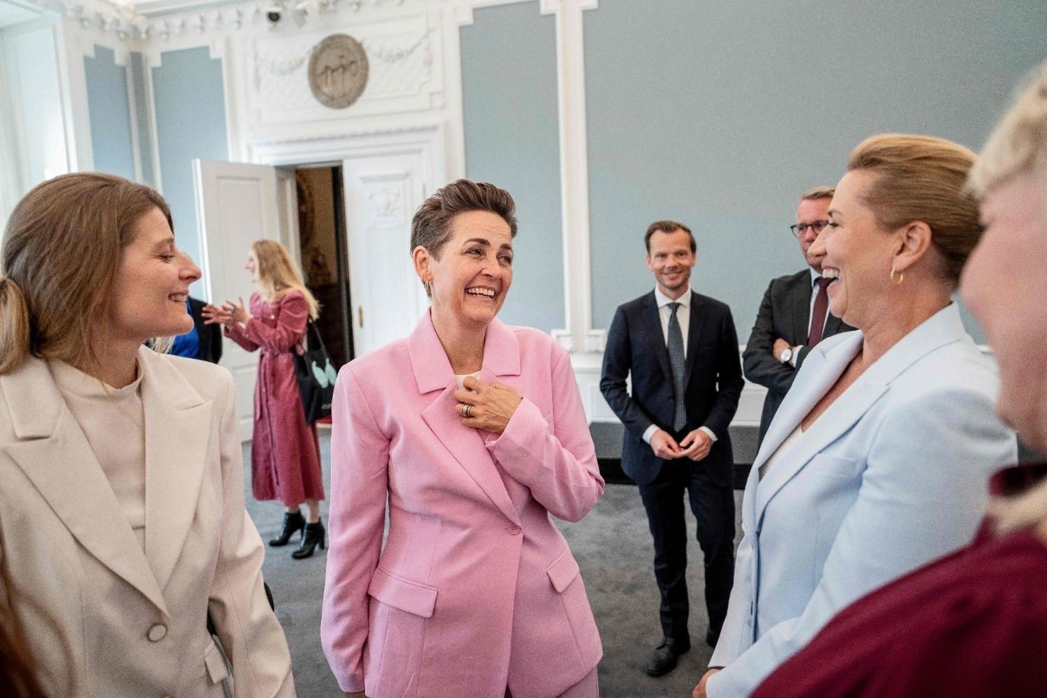 Denmark PM presents new government, with majority of women