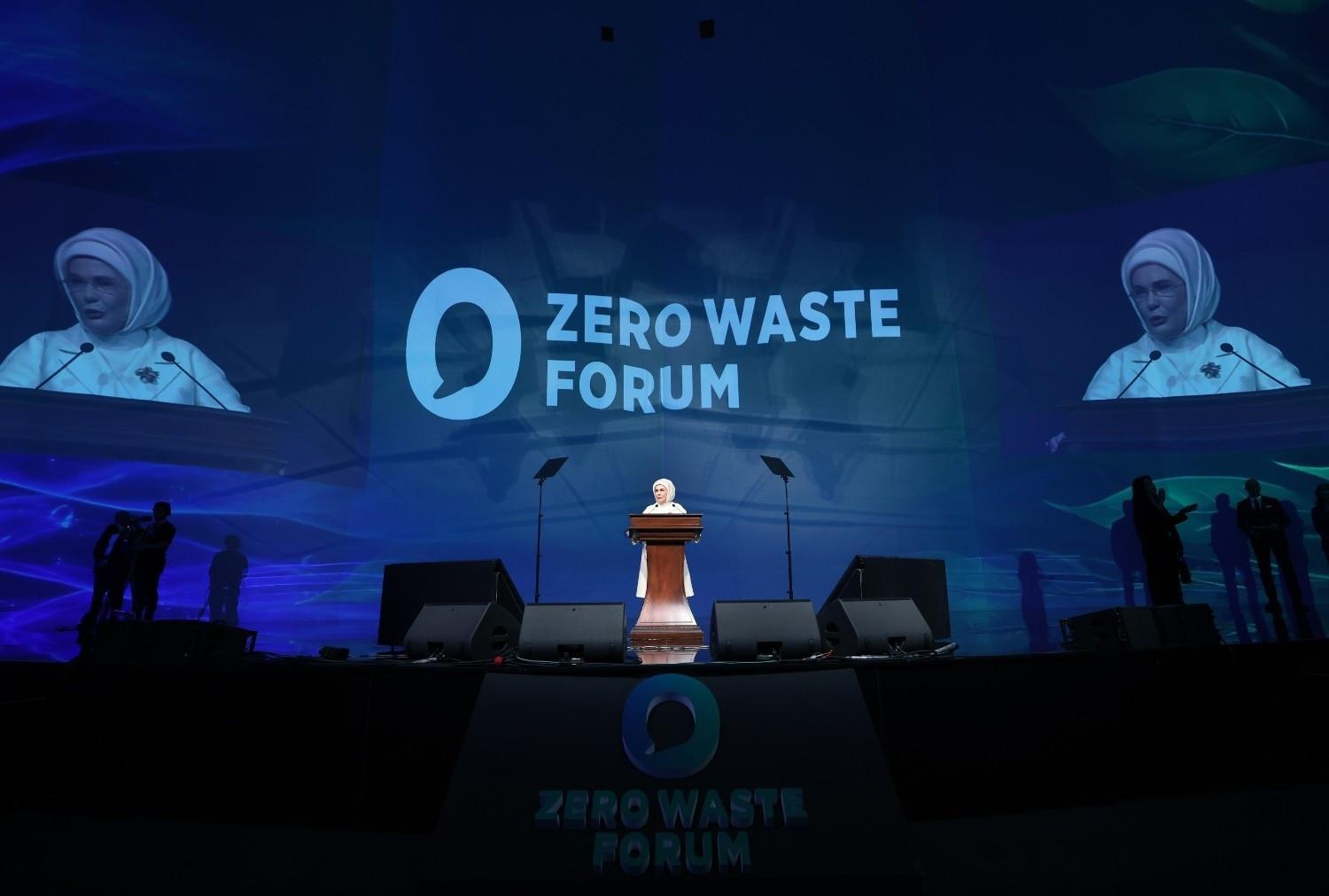 Turkish First Lady calls zero waste key to climate action