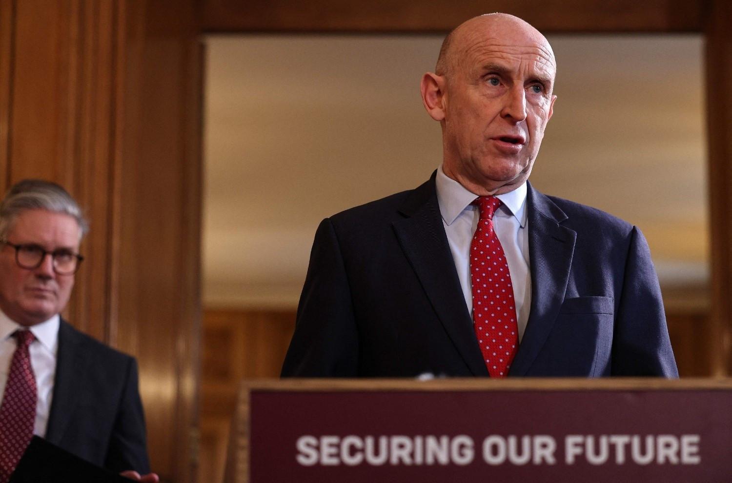 UK Defense Secretary John Healey resigns: letter to PM