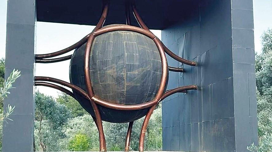 Mystery structure revealed as an art installation