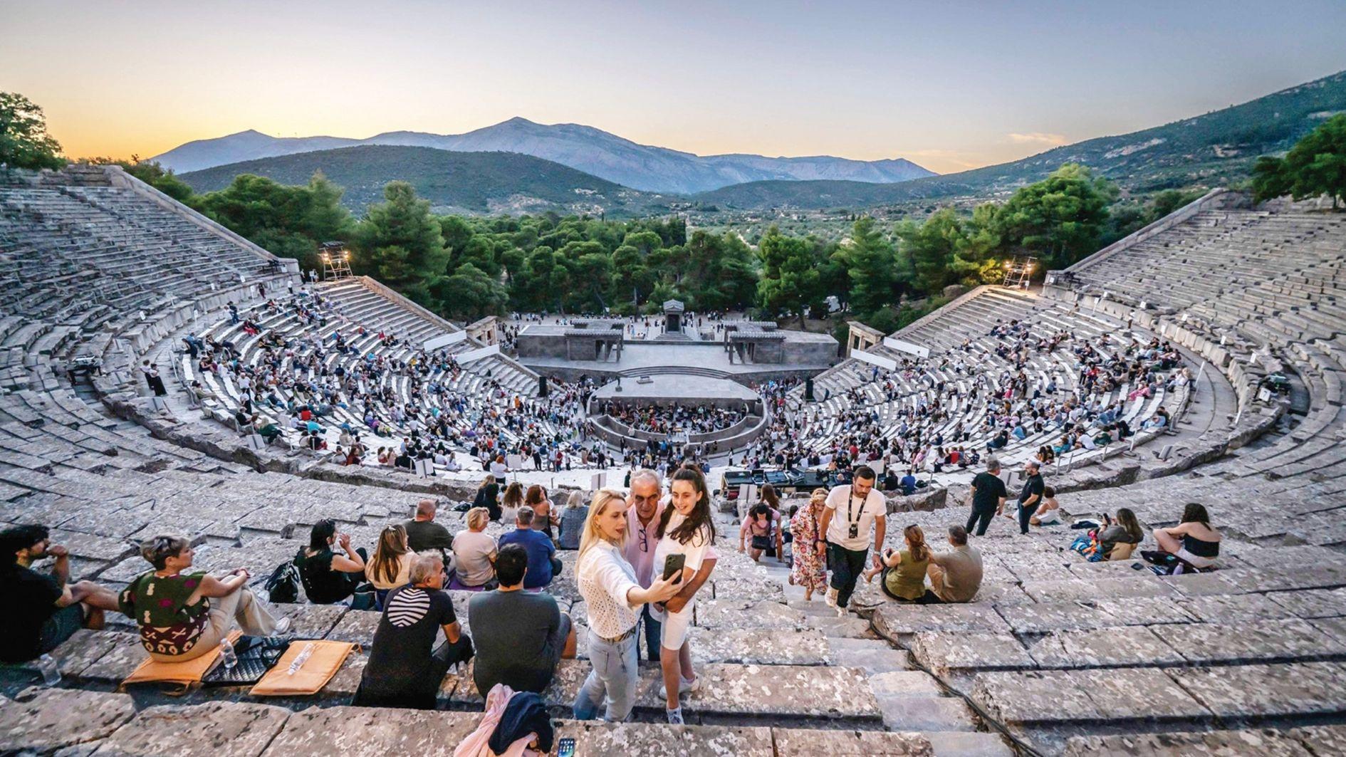 Ancient Greek theater revives legendary opera