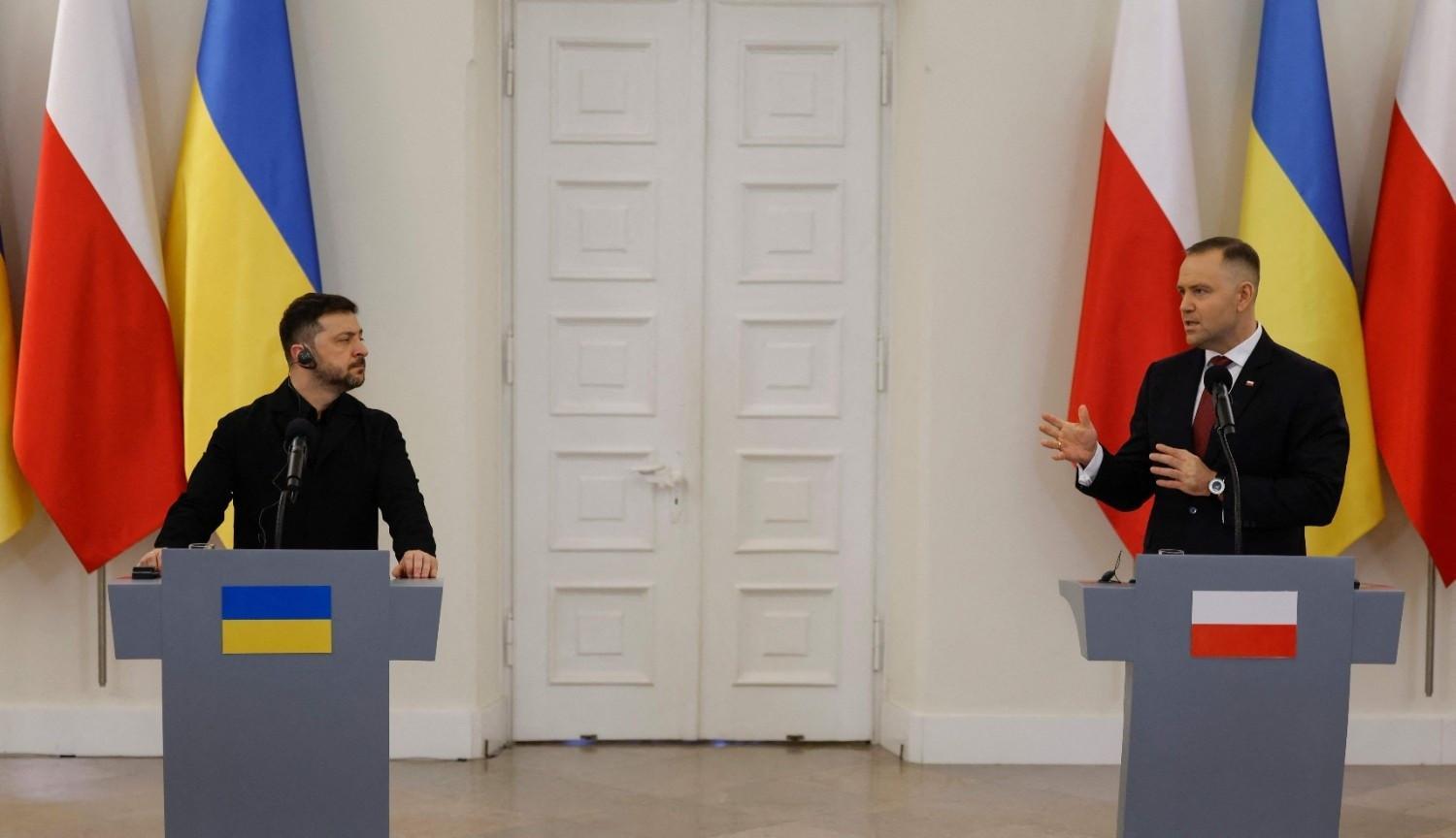 EU warns Ukraine-Poland row plays into Russia's hands