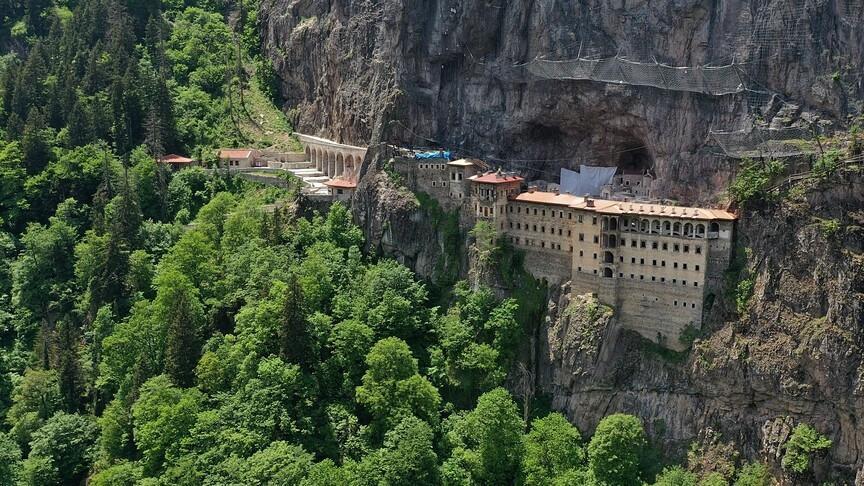 Sümela Monastery reopens after safety efforts against rockfalls