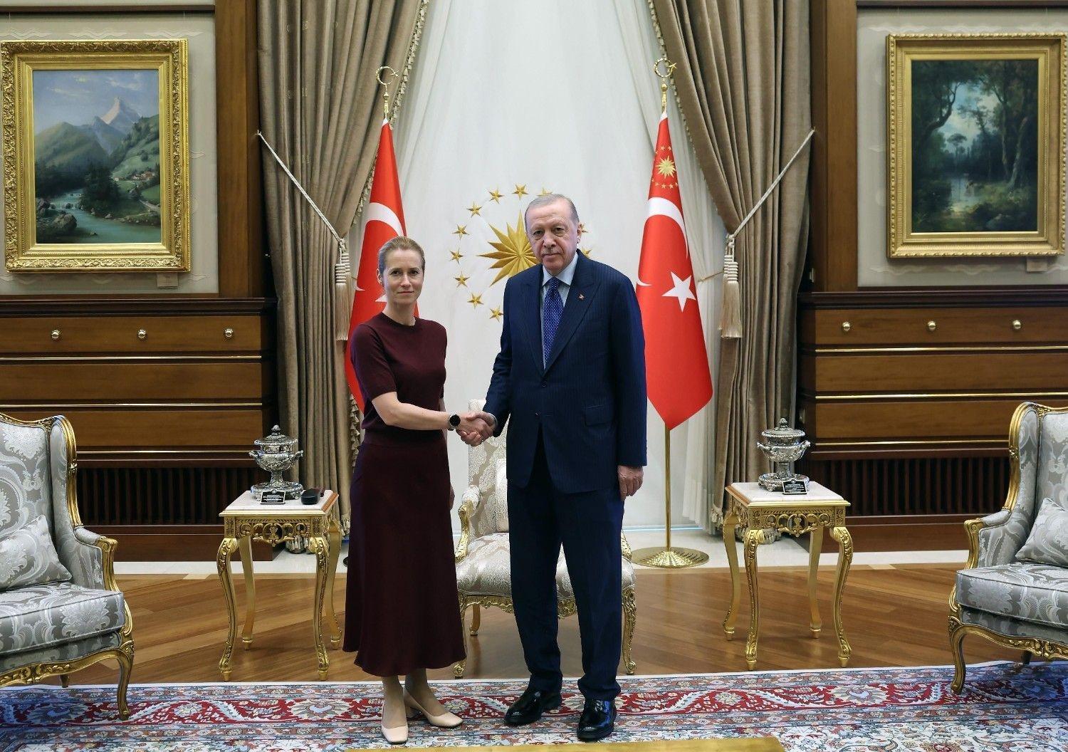 Erdoğan receives EU's Kallas in Ankara