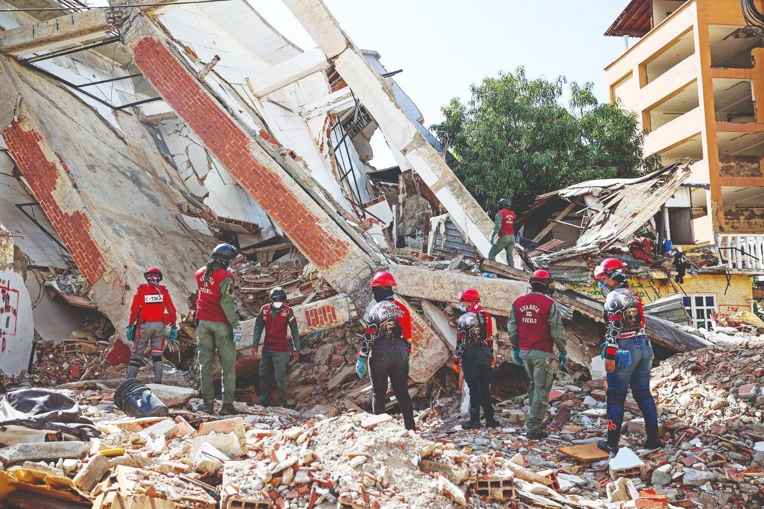 Turkish national rescues 38 from rubble in quake-stricken Venezuela