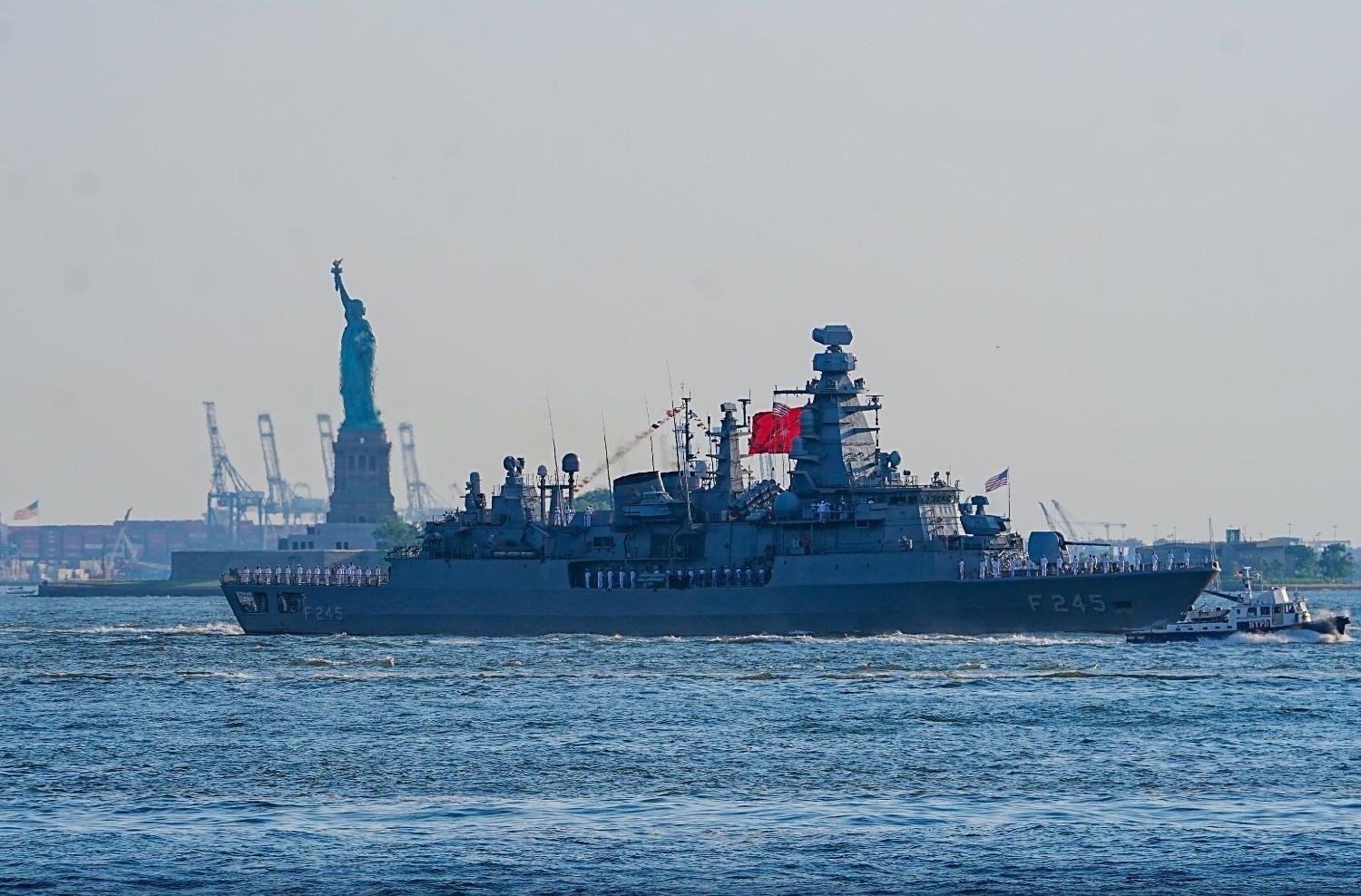 Turkish frigate joins US anniversary events in New York