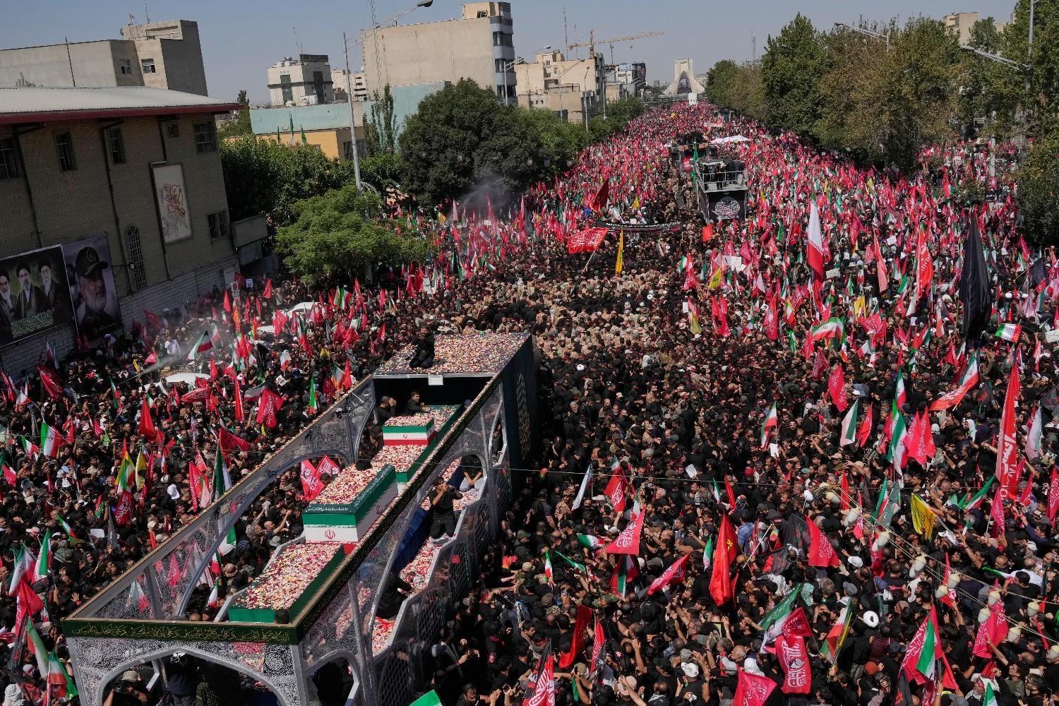 Millions gather as Khamenei funeral procession begins in Tehran