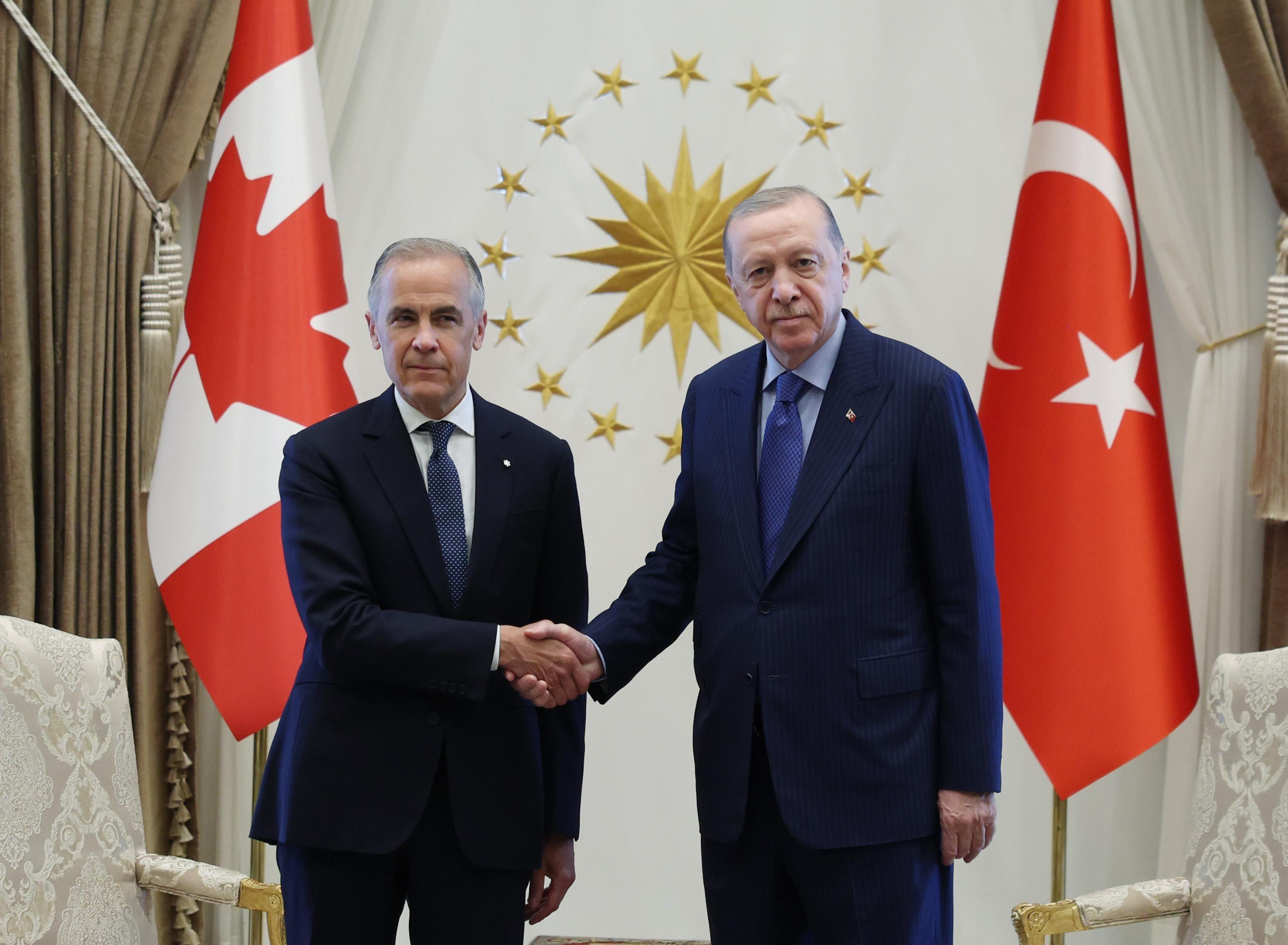 Erdoğan receives Canada's premier as NATO summit begins in Ankara