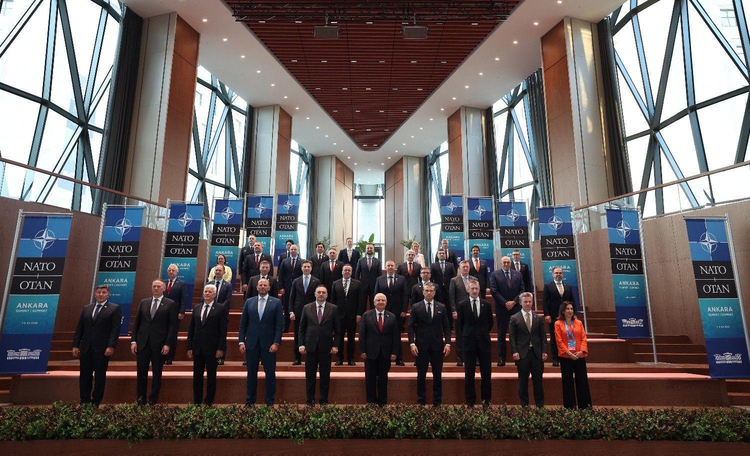 Defense chief hosts NATO counterparts at military HQs