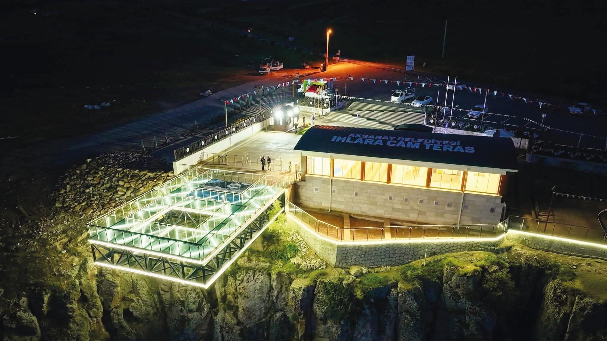 Glass terrace boosts tourism in Ihlara Valley