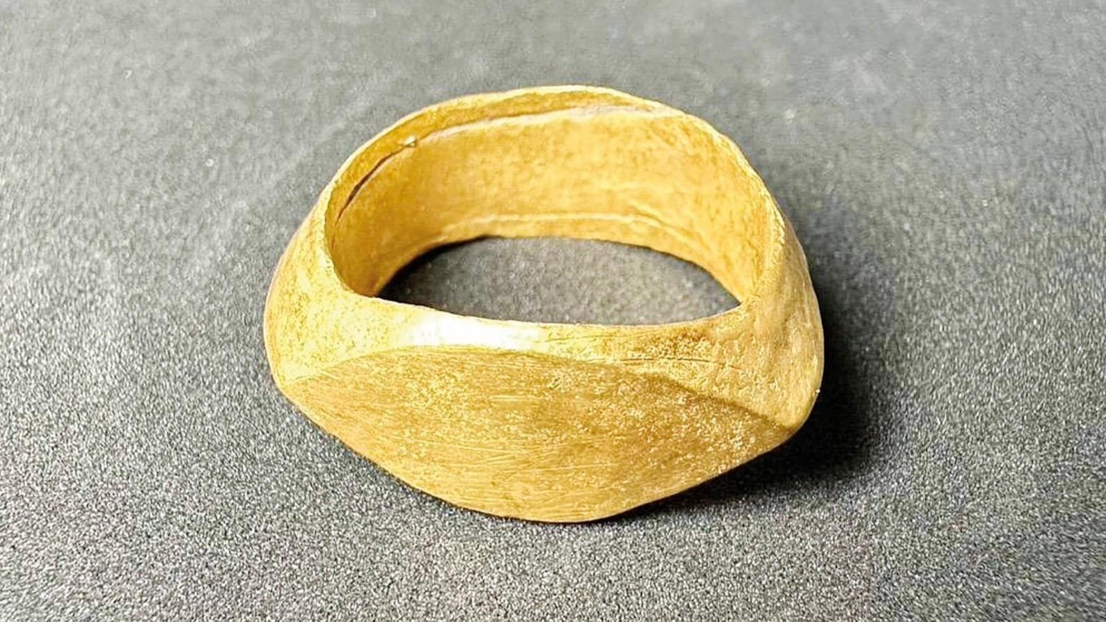 Gold rings found during dig at Thailand archaeological site
