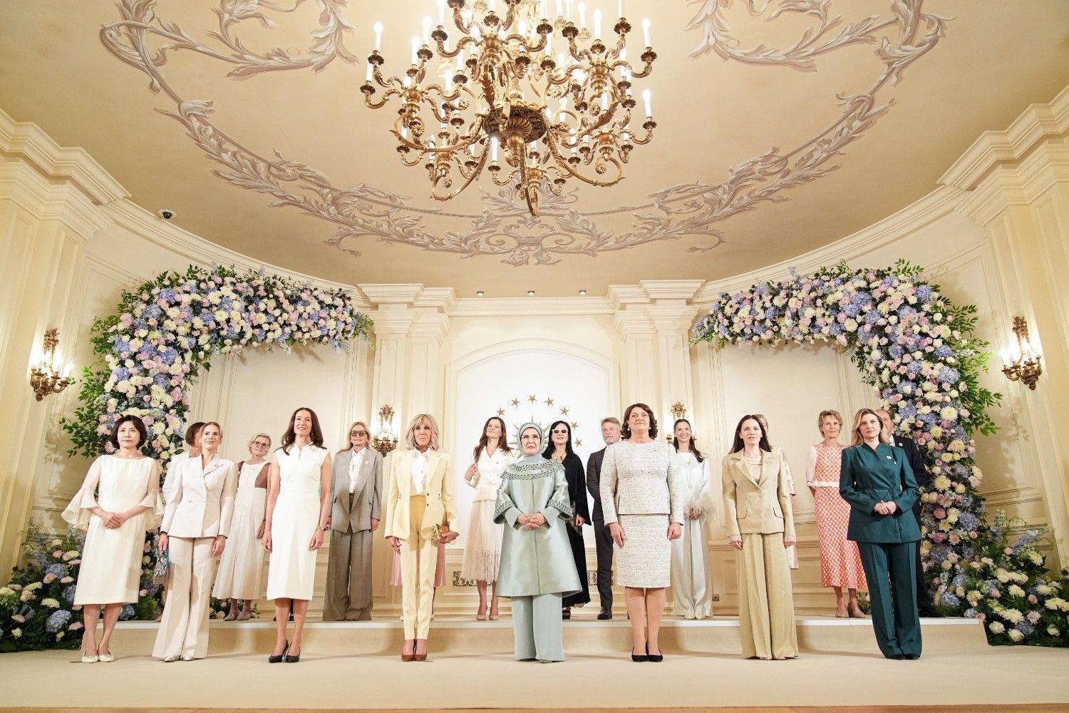 Turkish first lady hosts NATO leaders’ spouses in Ankara