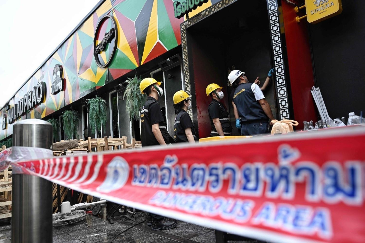 Huge fire in Bangkok bar kills at least 27
