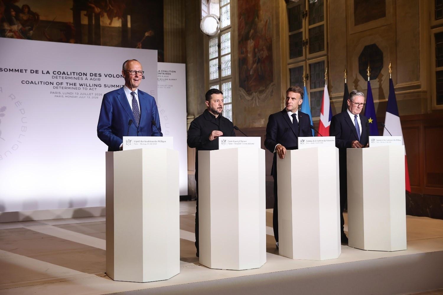 Ukraine allies pledge more air defense, pressure Russia