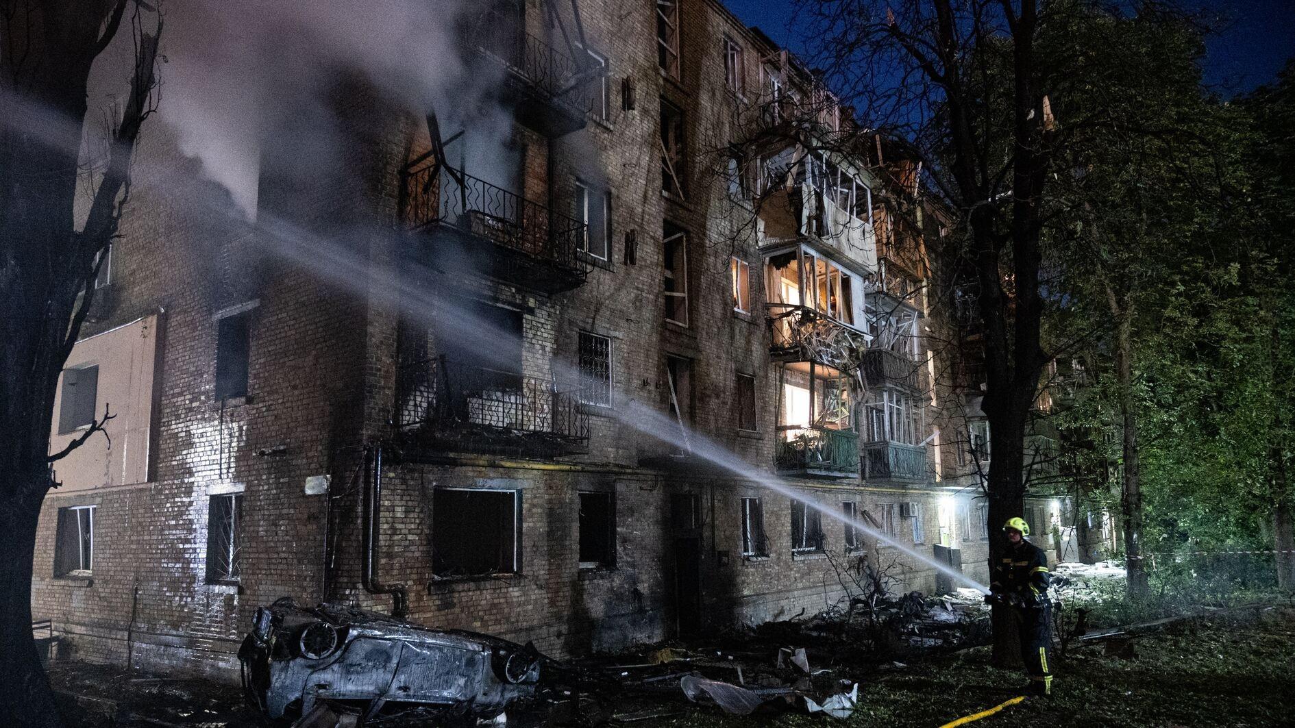 Kiev hit with strikes after attack on Russian e-commerce giant