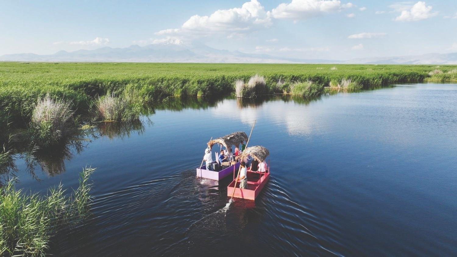 Swelling waterways treat sightseers to scenic boat tours