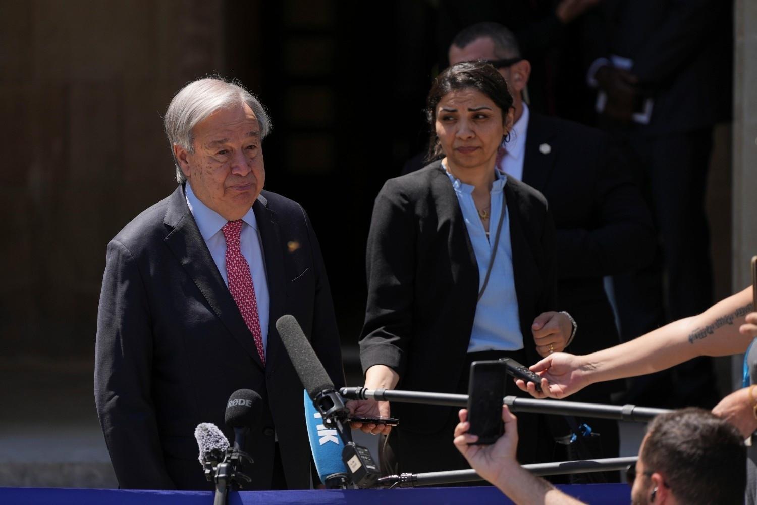 Guterres vows full support for renewed efforts as he meets Cypriot leaders