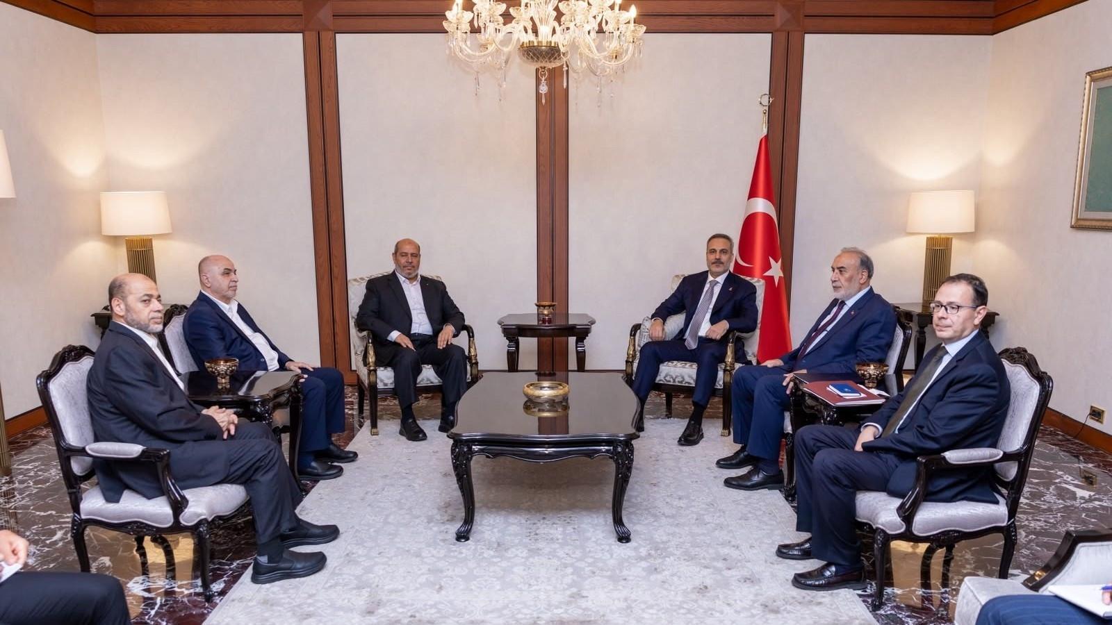 Fidan meets new Hamas political bureau chief