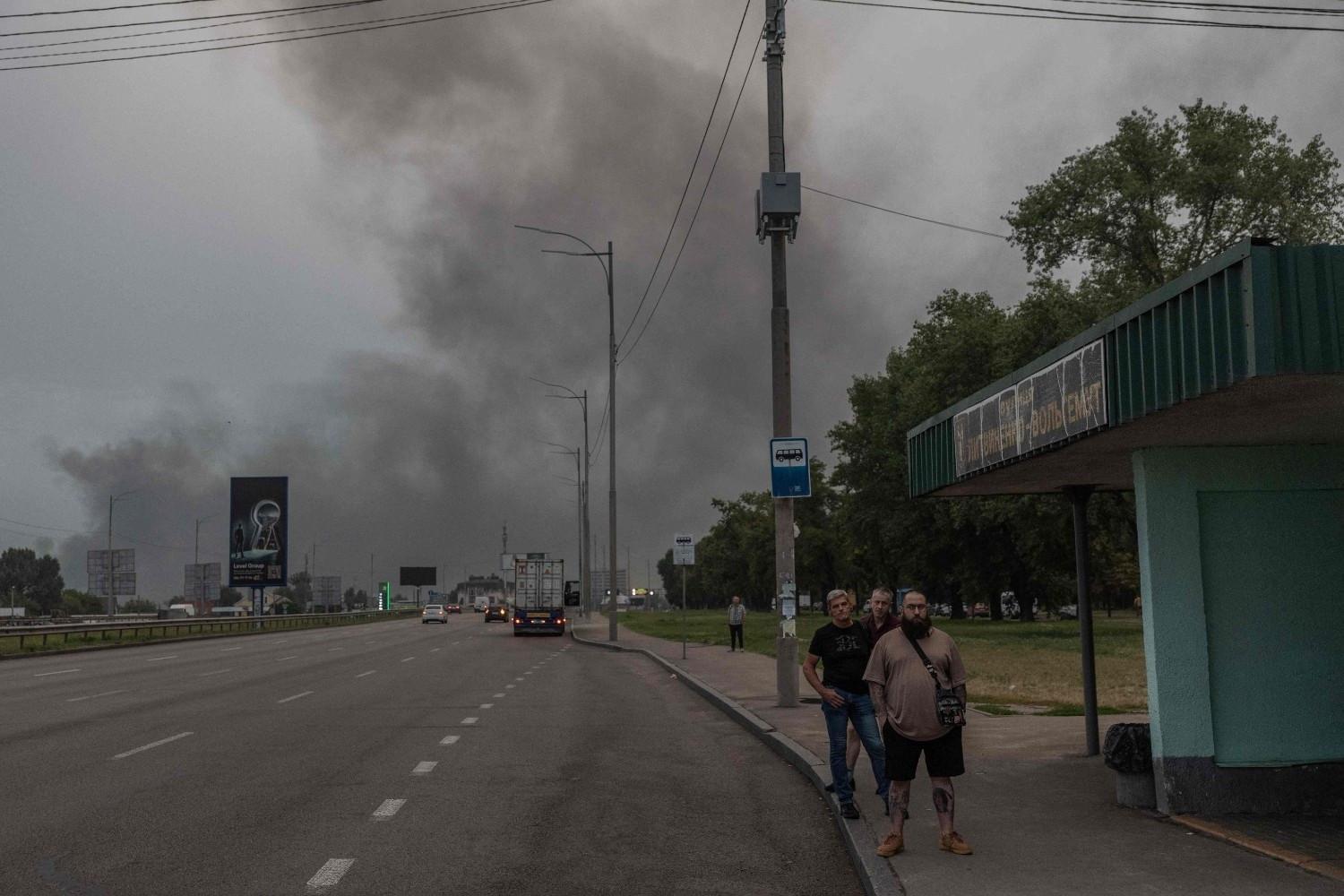 Russian barrage on Ukraine kills 15, wounds dozens more
