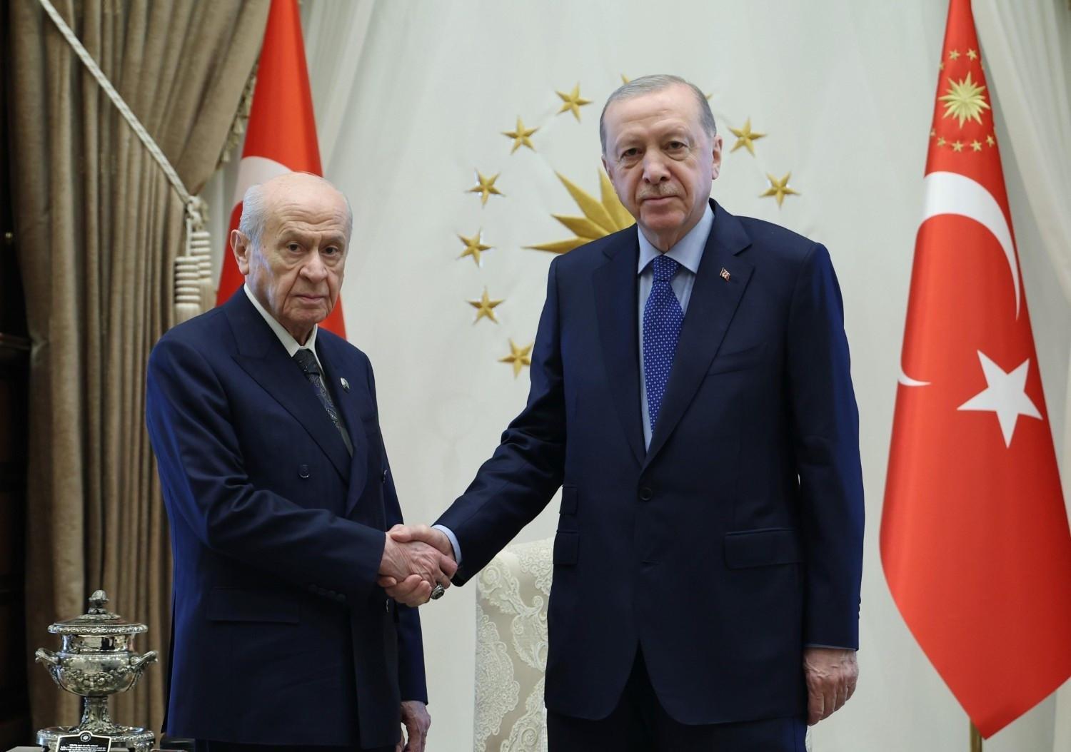 Erdoğan meets Bahçeli as anti-terror bill in focus
