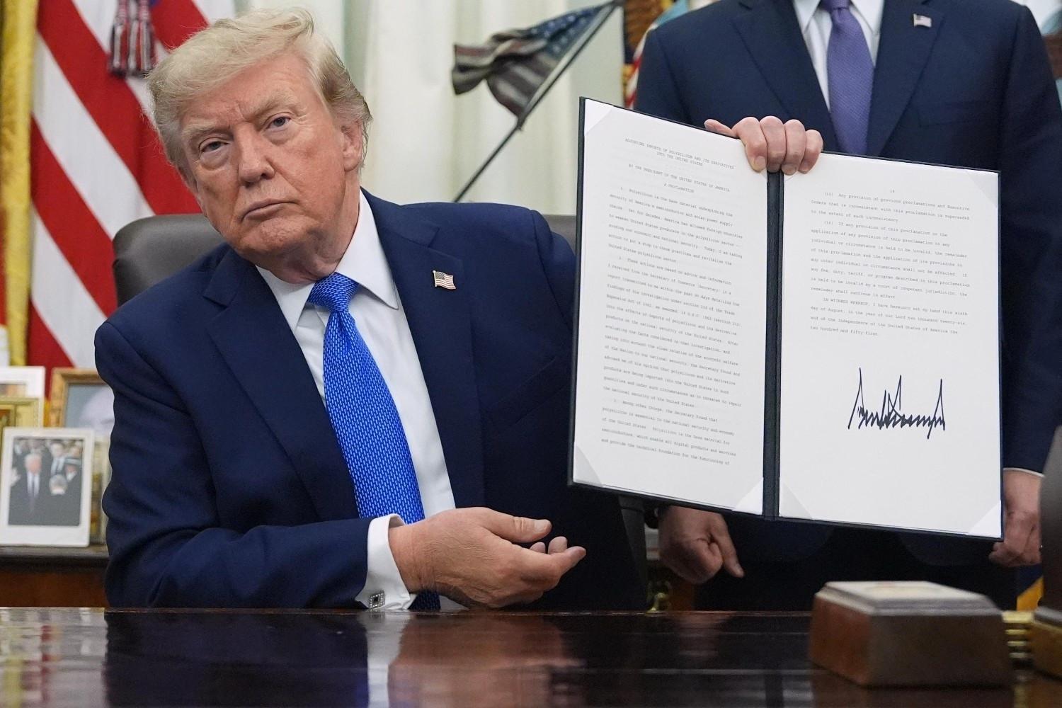 US unveils 15 percent tariff on polysilicon products