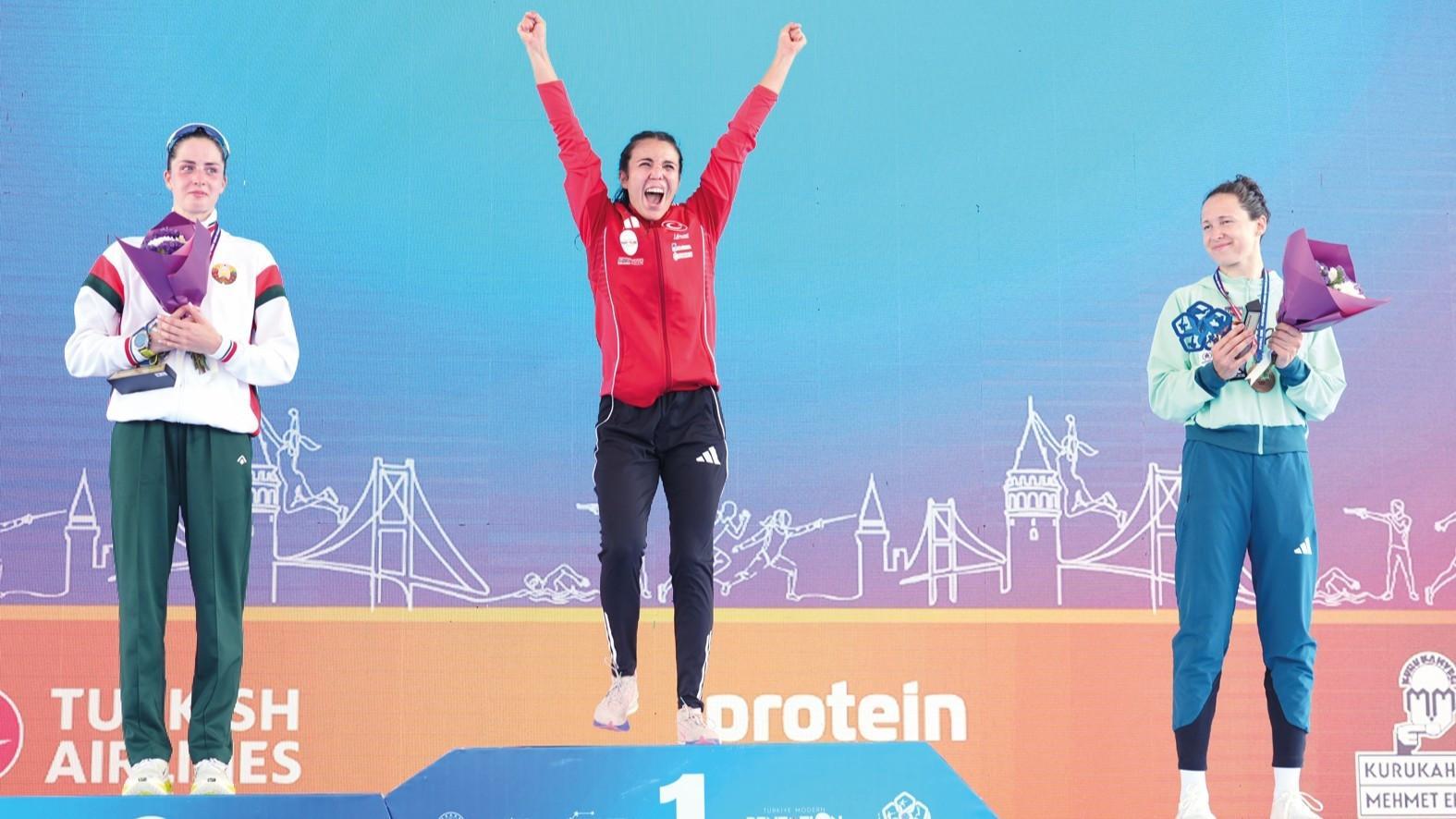 Turkish pentathlete Mihrioğlu becomes European champion
