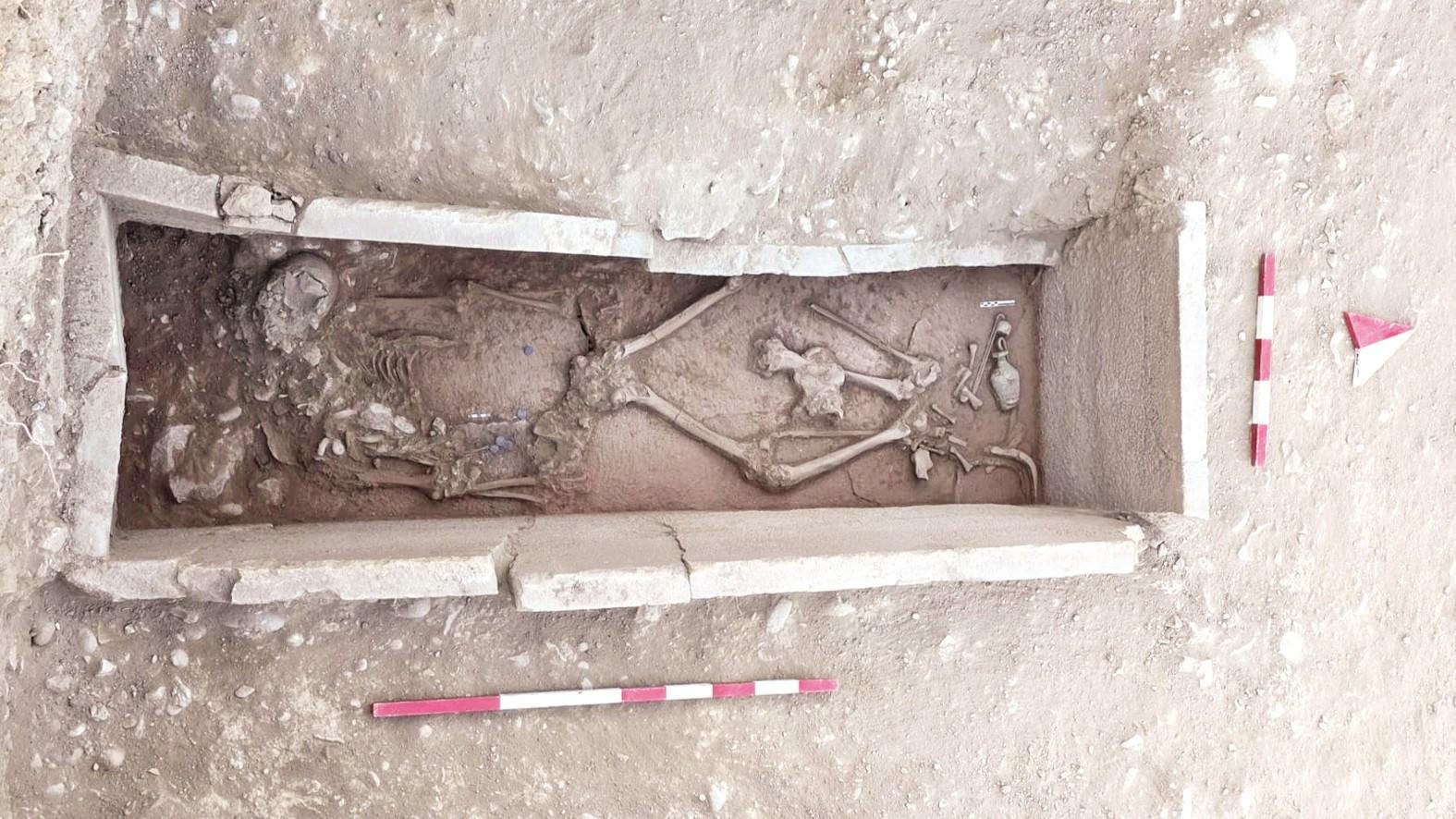 Ancient wrestler’s tomb discovered in Aspendos