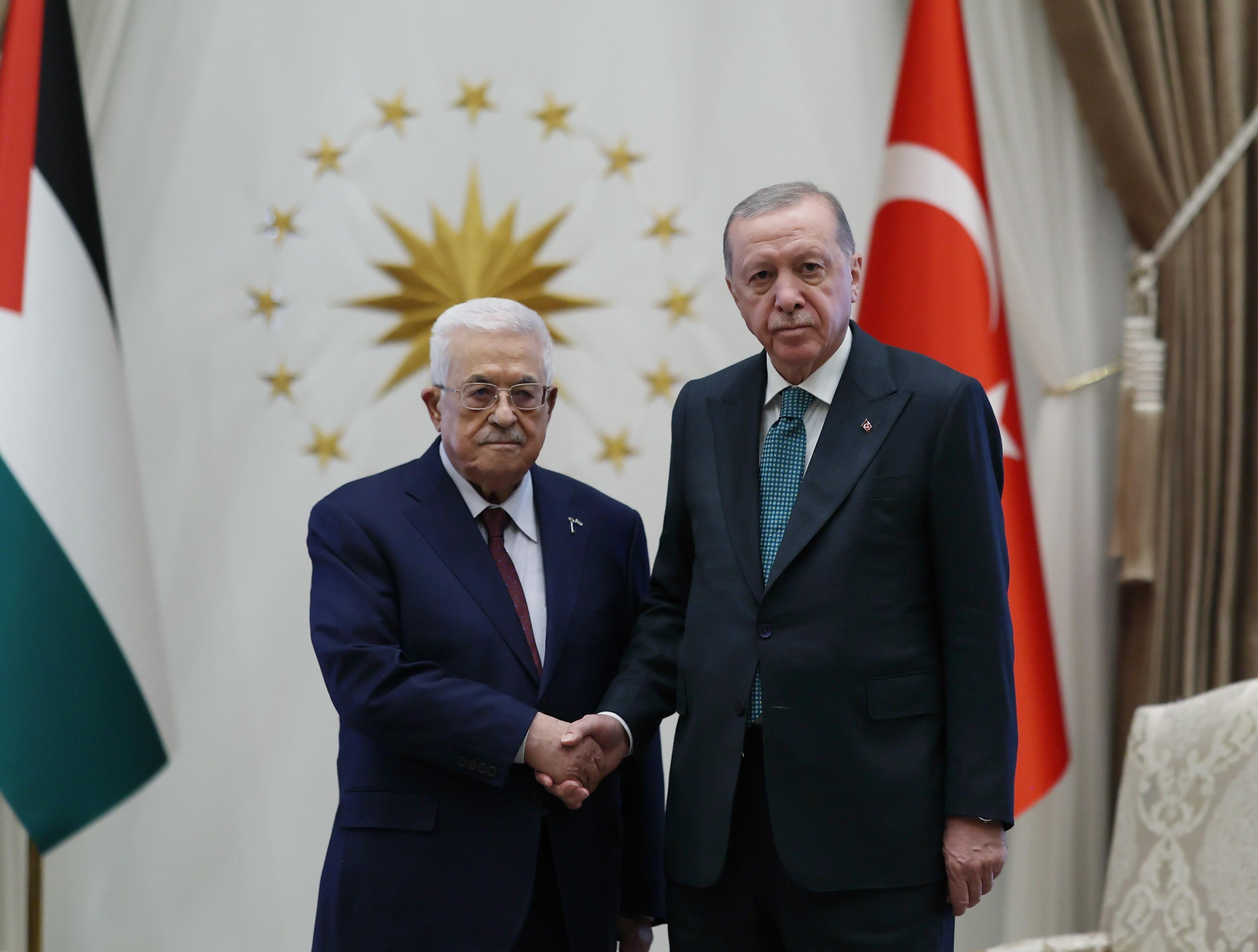 Palestinian president in Ankara for talks with Erdoğan