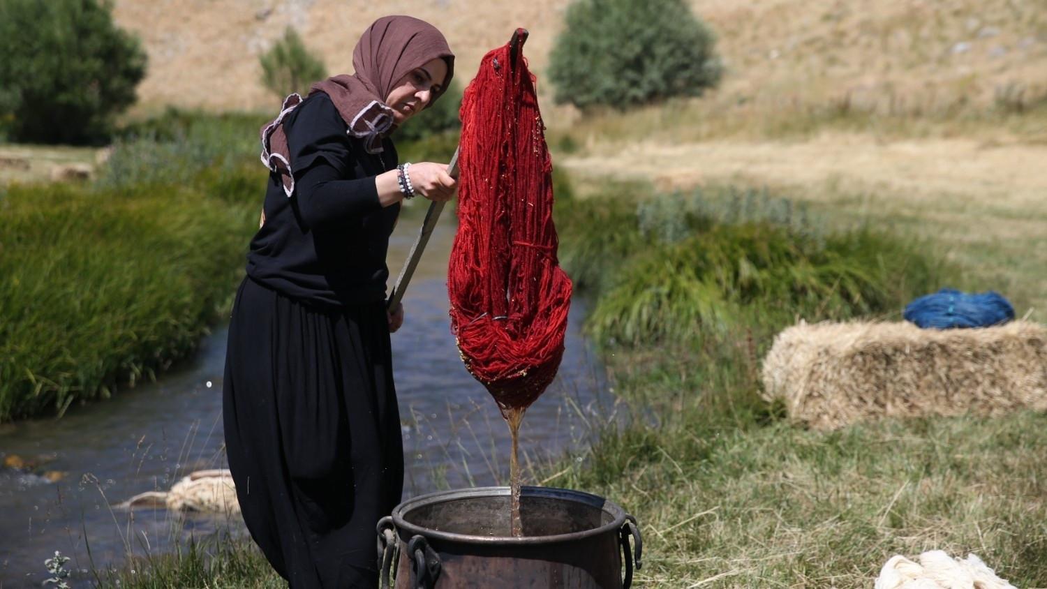 Artisan preserves root dyeing tradition with 500 natural colors