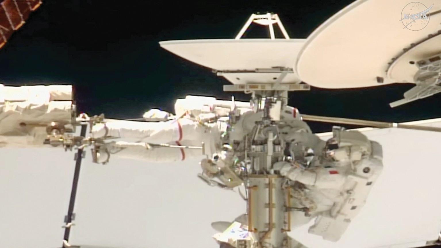 French woman makes history with first spacewalk