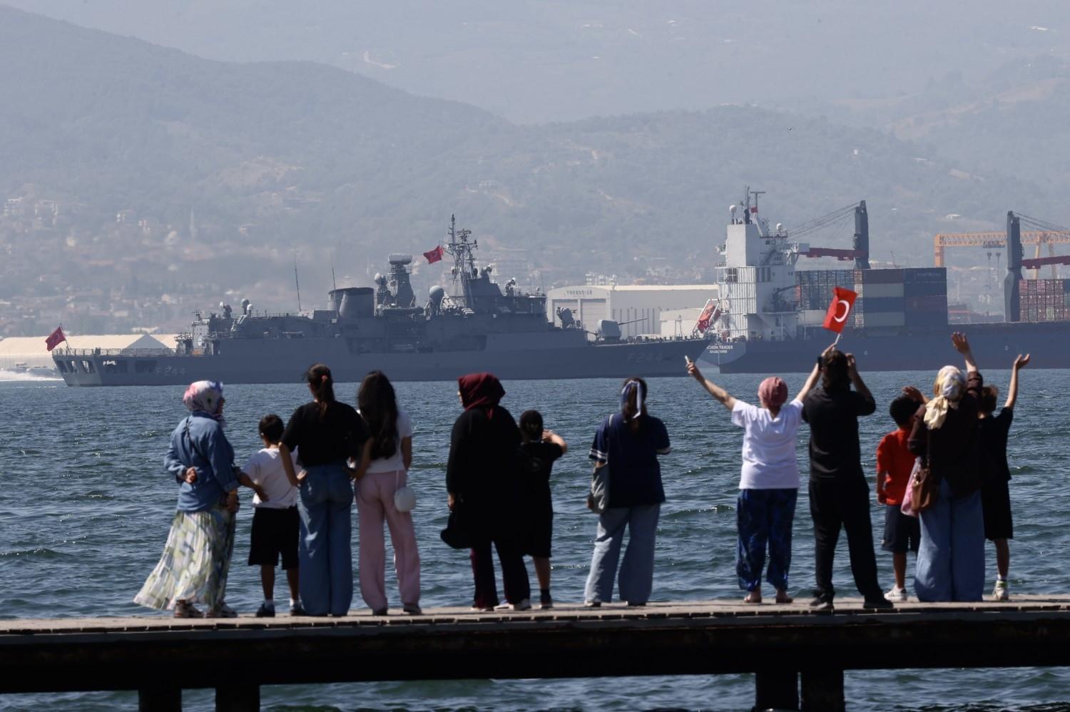 Turkish naval platforms take center stage at Teknofest in Gölcük