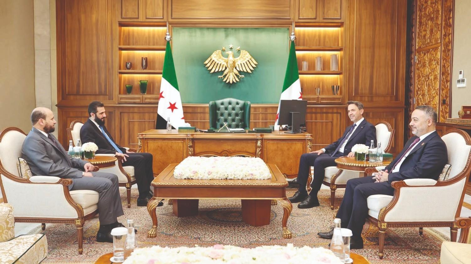 Energy minister meets Syrian President Shaara