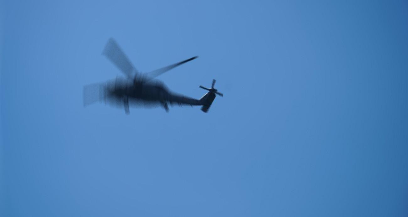 Helicopter inspecting power lines crashes in northern Türkiye