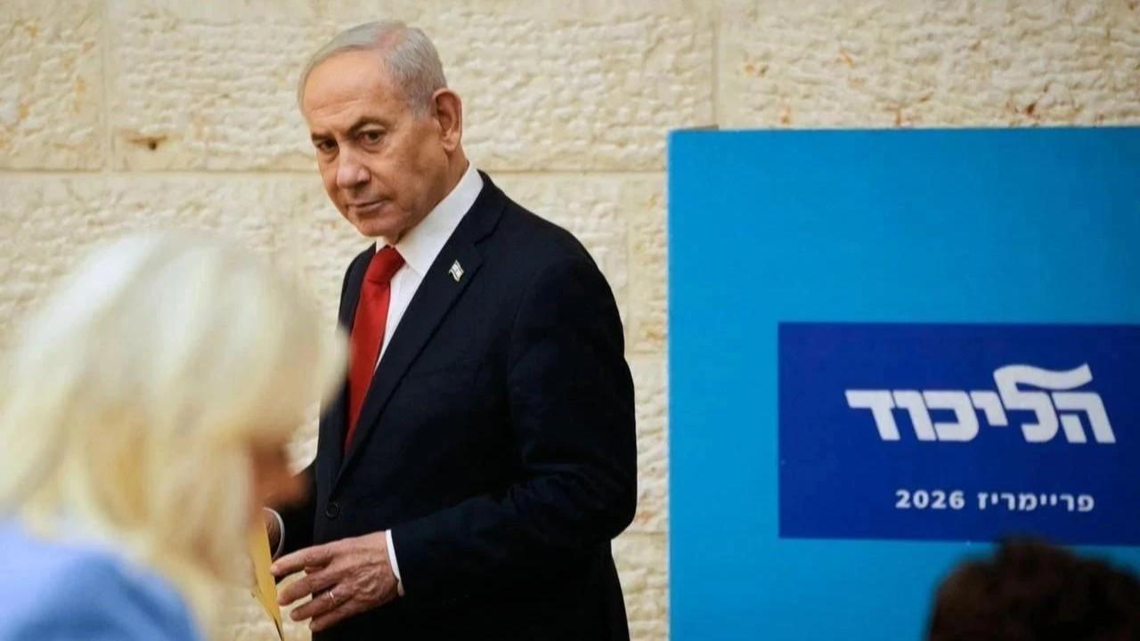 Netanyahu vows to block Palestinian state as polls put his bloc short of majority