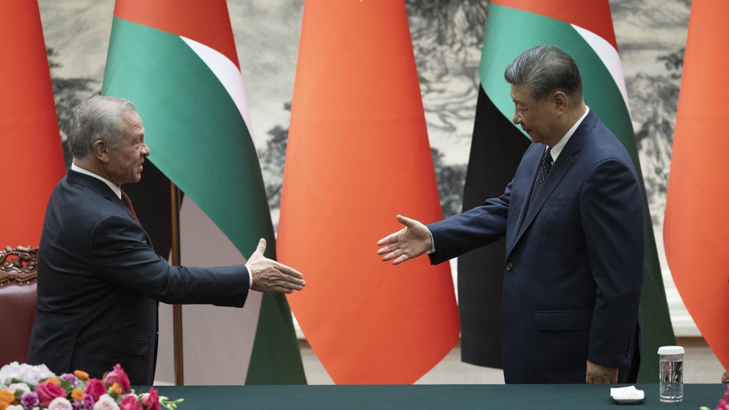 China's Xi urges 'diplomatic' Mideast solution in talks with Jordan's king