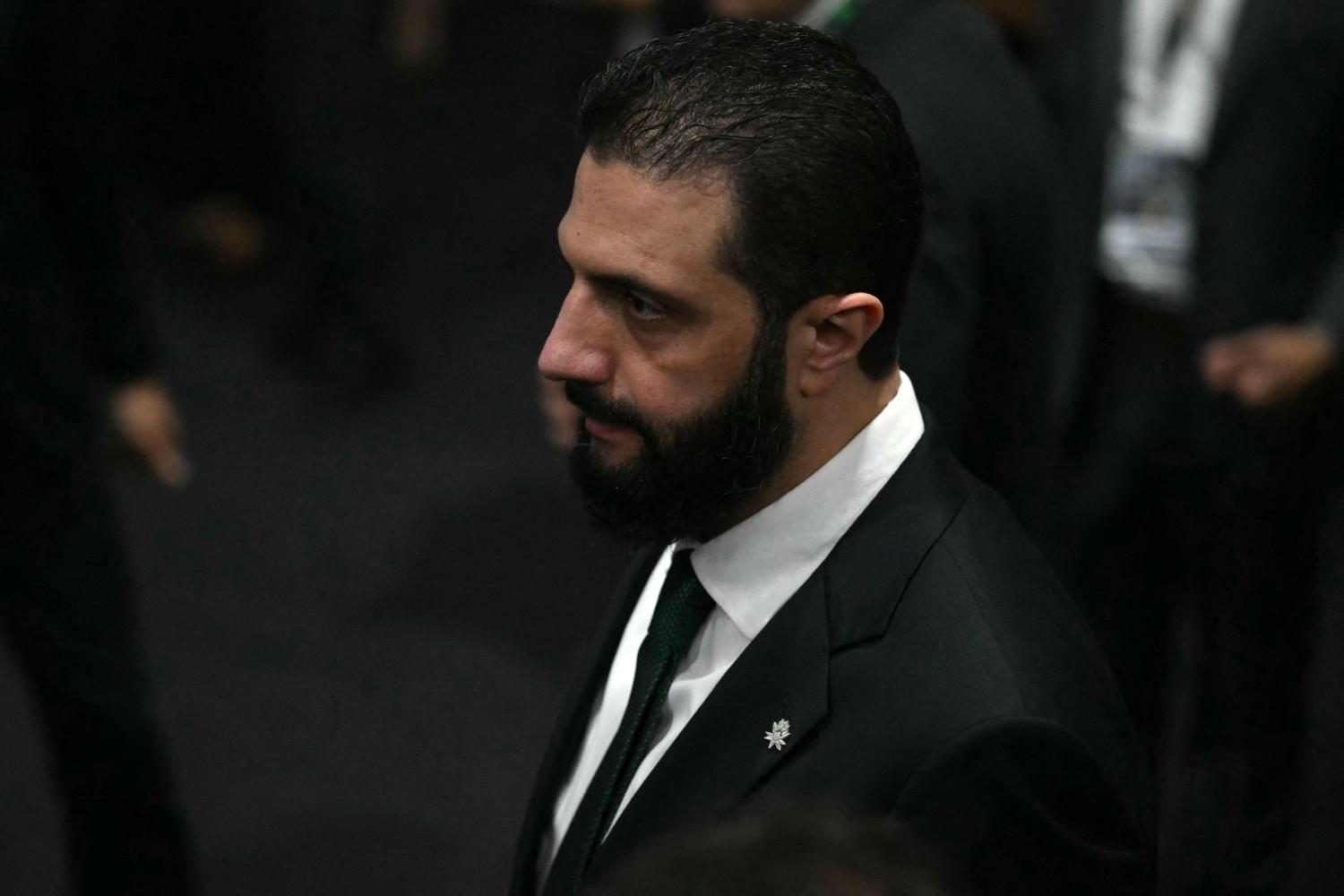 Syria ‘shakes off dark stain’ with removal from US terror list, Sharaa says