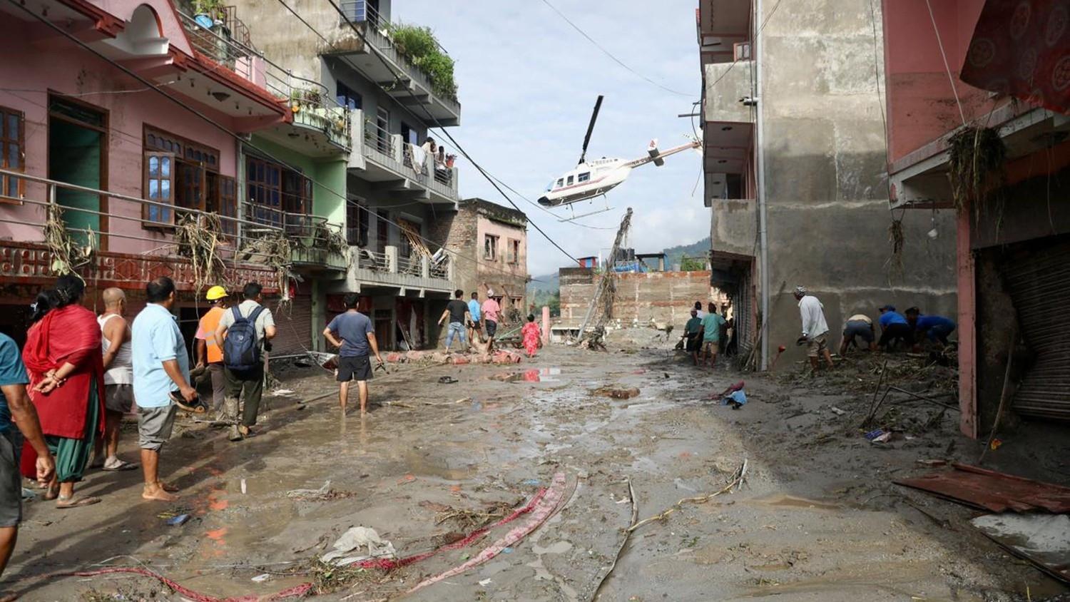 Nepal says 517 foreigners out of contact after deadly floods