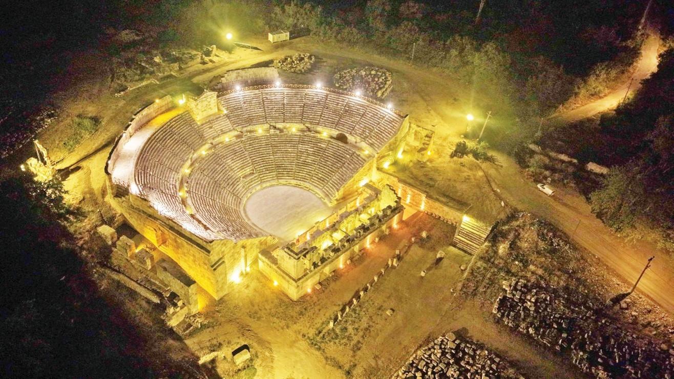 Solar plant lights up ancient Tlos theater