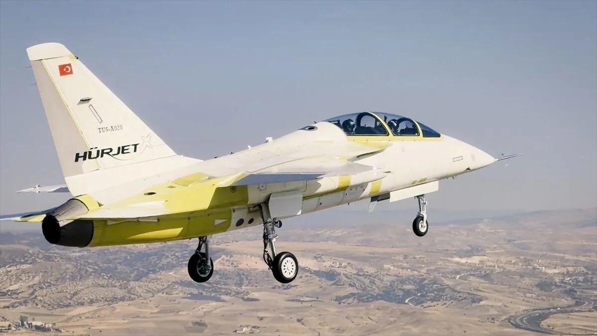 1st Hürjet for Turkish air force completes maiden flight