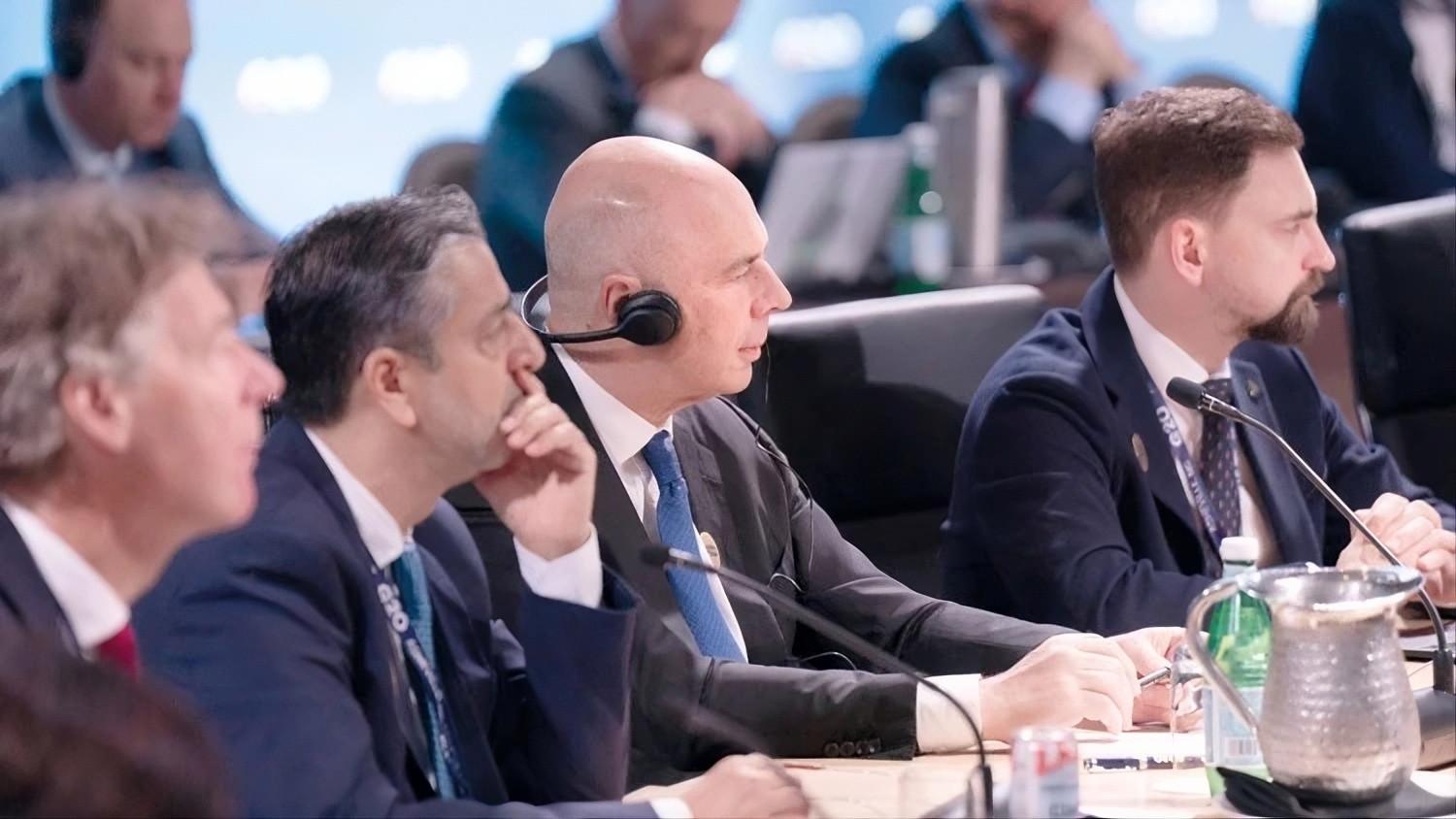 Russian finance minister’s G20 return draws European protest