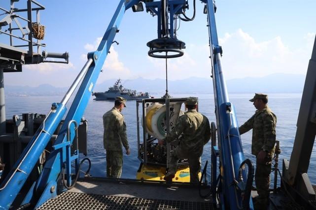 Turkish Navy vessels continue operations after 2 maritime accidents