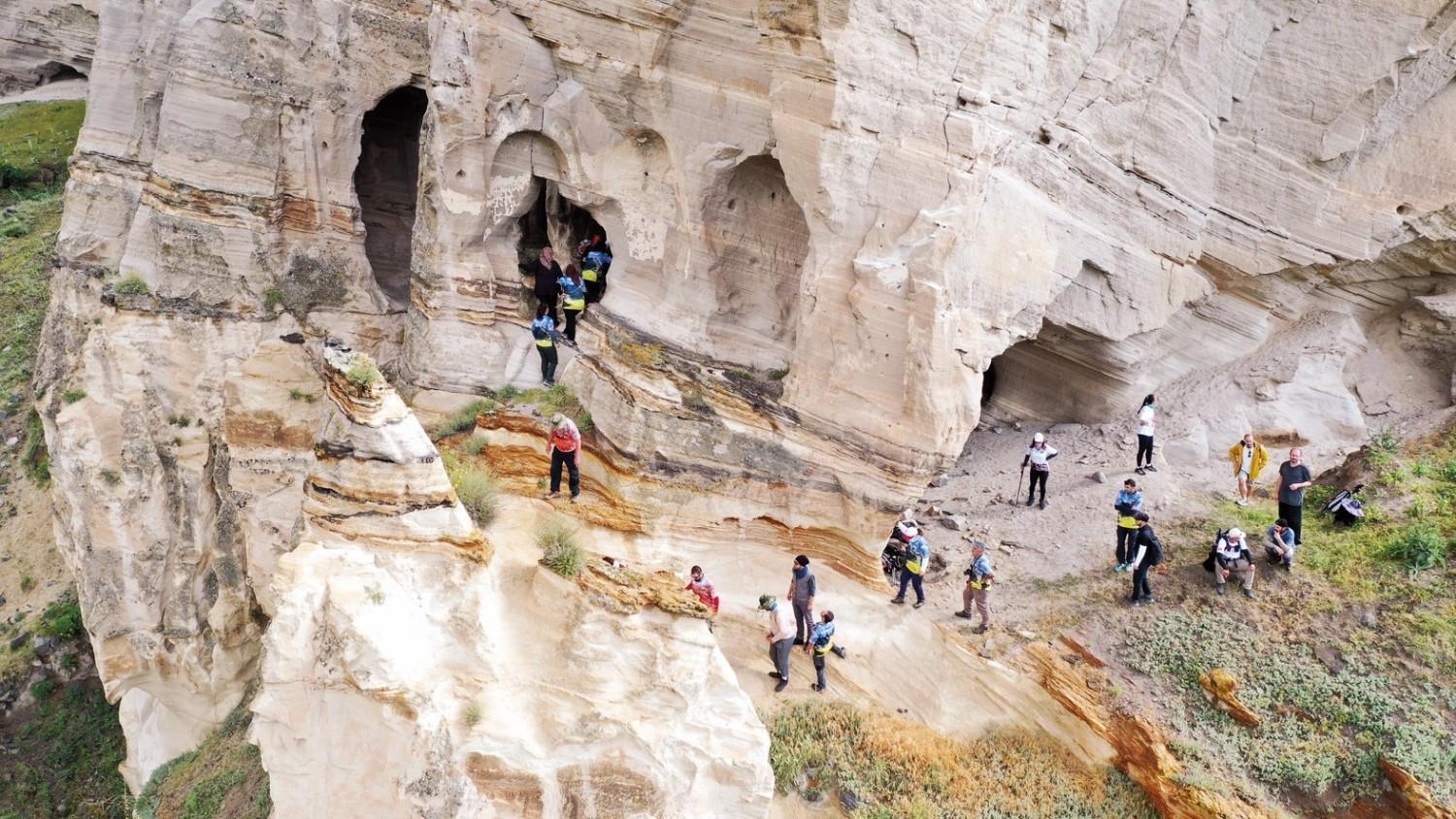 Rock-cut monastery bears traces of the Middle Ages
