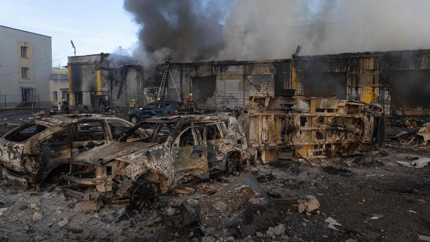 Russia pounds Kiev, ending halt for US talks
