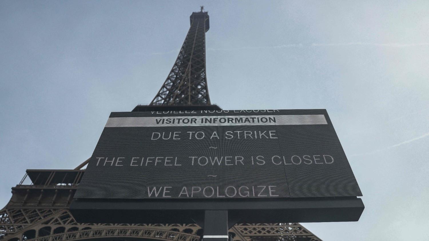 Eiffel closed in row over women removed for Hindu group