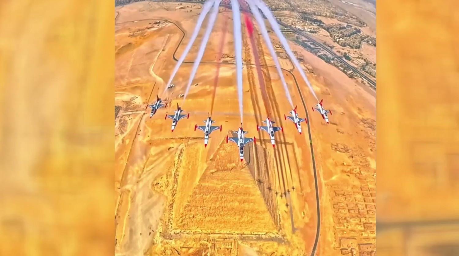 Turkish Stars soar over Egypt’s pyramids
