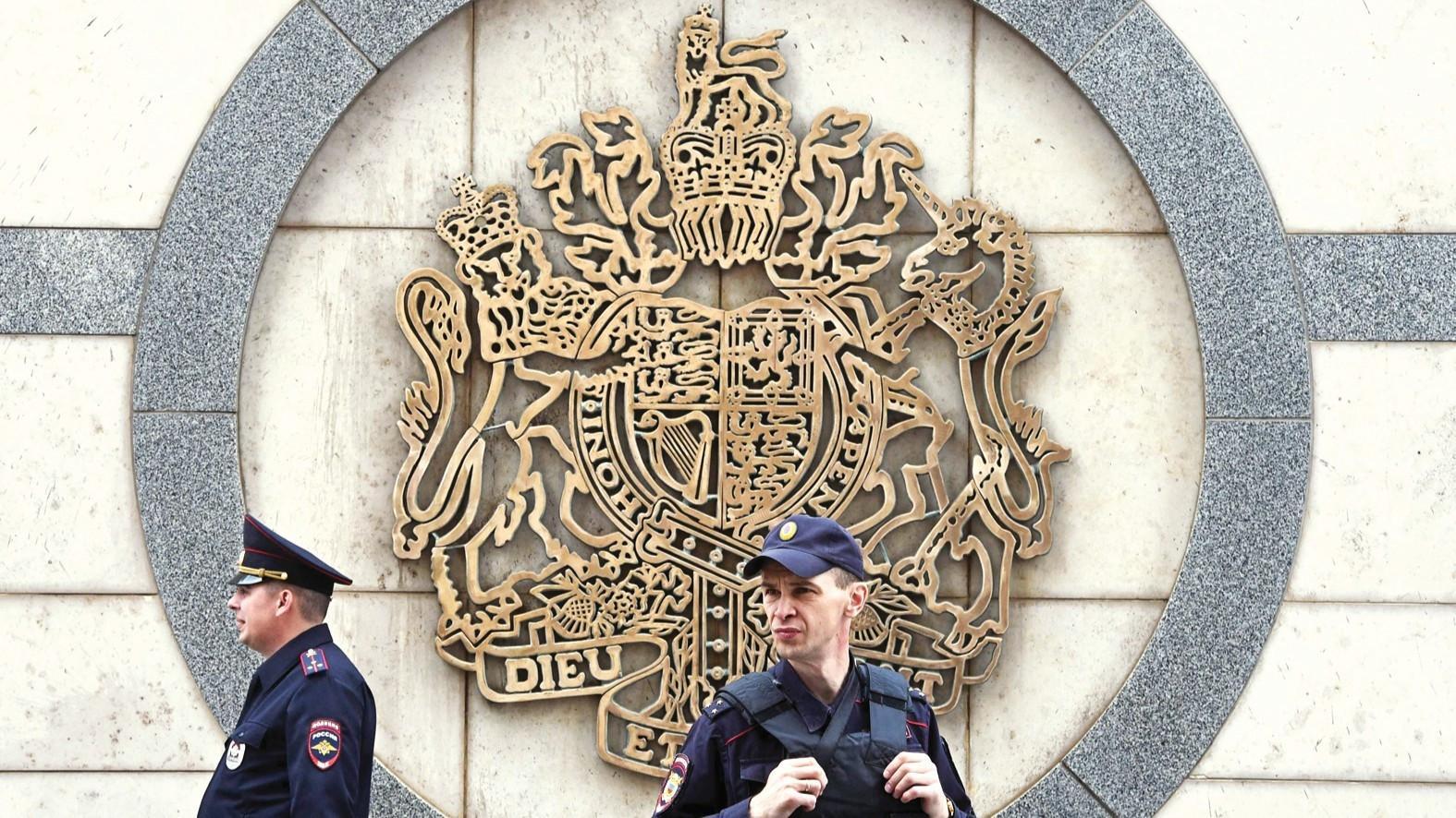 Moscow arrests British embassy security guard